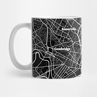 Cambridge Massachusetts Map | Map Of Cambridge Massachusetts | Cambridge Map Mug